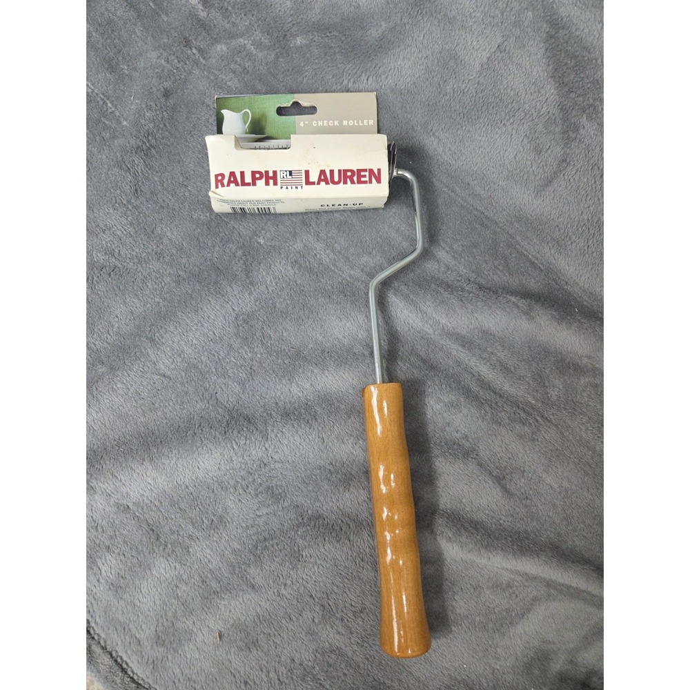 Ralph Lauren Check Roller 4",  Denim Look, Distressed Texture Tool Vintage‎ 2001